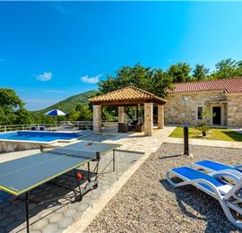 2 bedroom villa with pool and mountain views near Orašac, sleeps 4